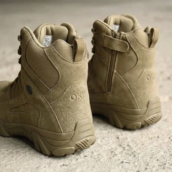 Tactical hiking boots lightweight Coyote Brown