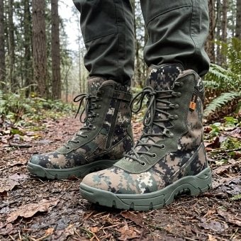 Tactical side zip boots Camouflage Marpat