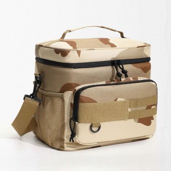 3 Color Desert tactical insulated lunch bag