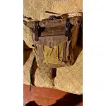 Винтажный военный рюкзак из брезента photo review