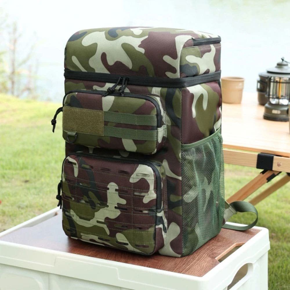 Camo backpack lunch bag