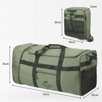 Foldable tactical luggage "Naturehike"