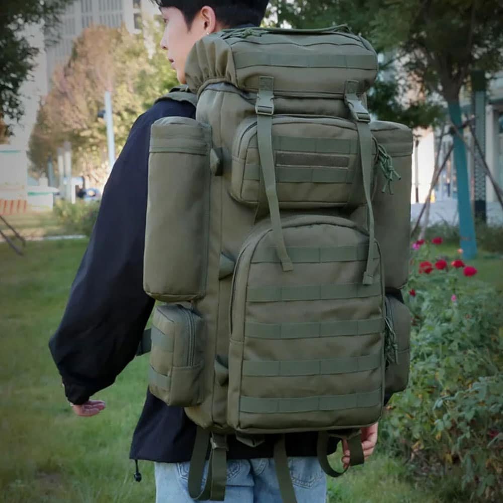 Military hiking backpack