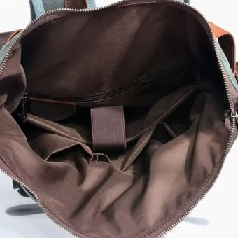 Vintage military canvas backpack