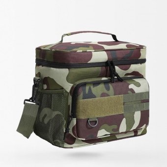 Woodland tactical insulated lunch bag