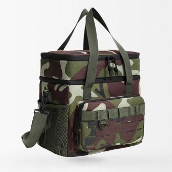 Woodland tactical insulated lunch bag