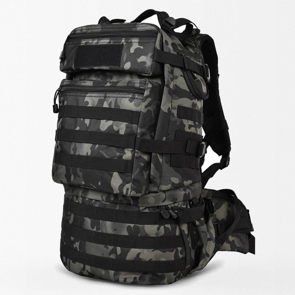 50L molle tactical backpack Black Multicam