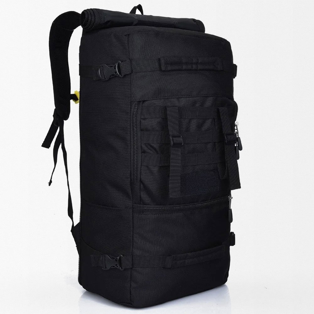 50L multifunctional military backpack Black