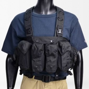 8 mag Black ak chest rig