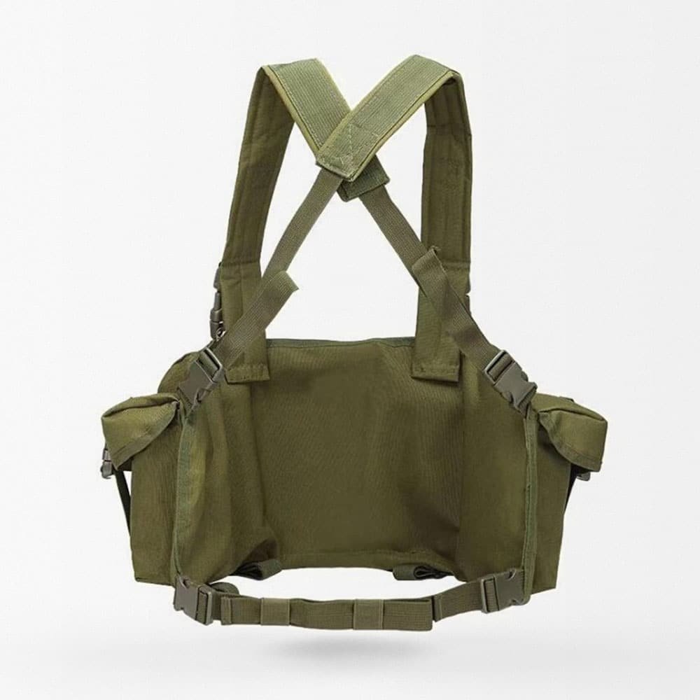8 mag Olive green ak chest rig