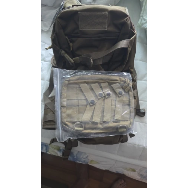 Военный рюкзак 35л с чехлом от дождя photo review