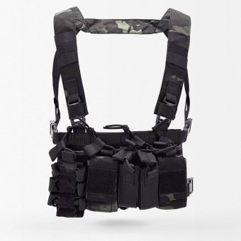 D3CR Multicam Black chest rig