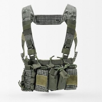 D3CR desert night camo chest rig