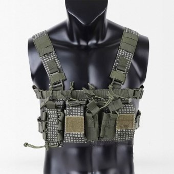 D3CR desert night camo chest rig