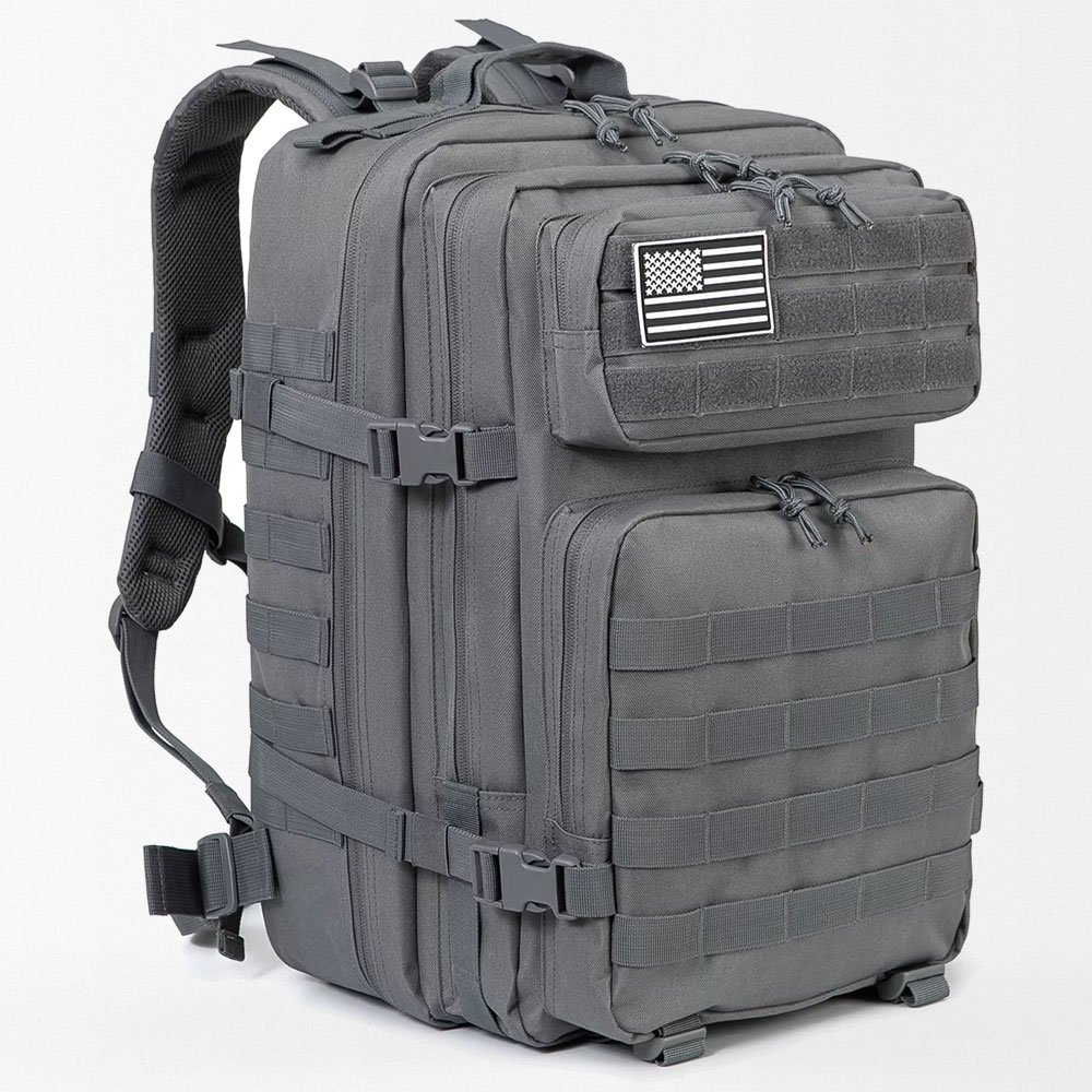 Серый рюкзак MOLLE 45L