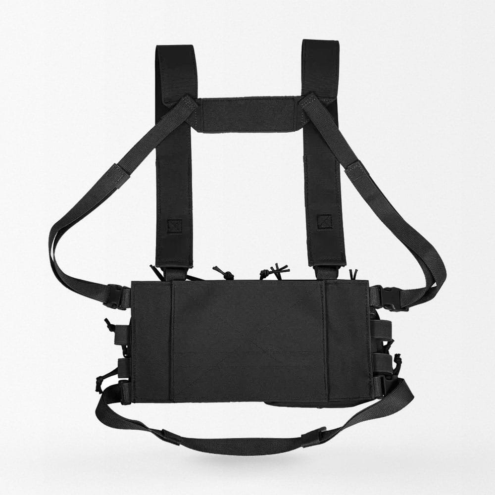 Light chest rig black