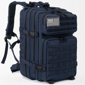 Тактический рюкзак MOLLE 45 л тёмно-синий