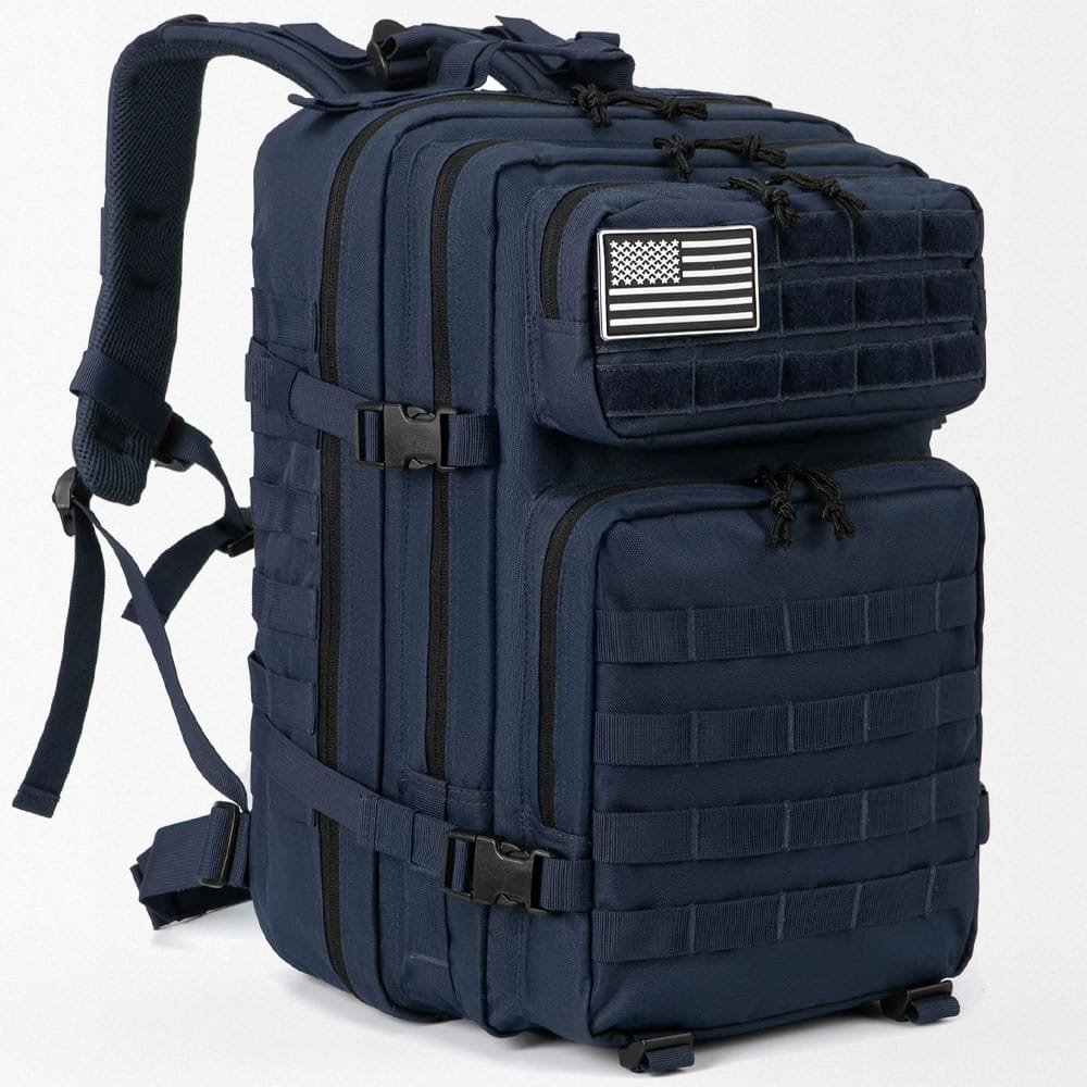 Тактический рюкзак MOLLE 45 л тёмно-синий