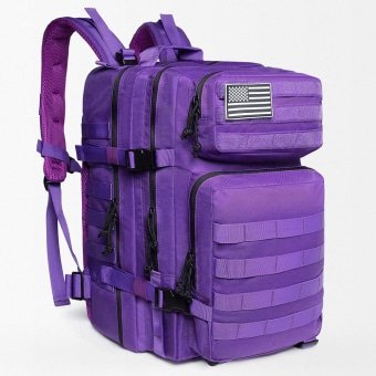 Фиолетовый военный рюкзак 45L