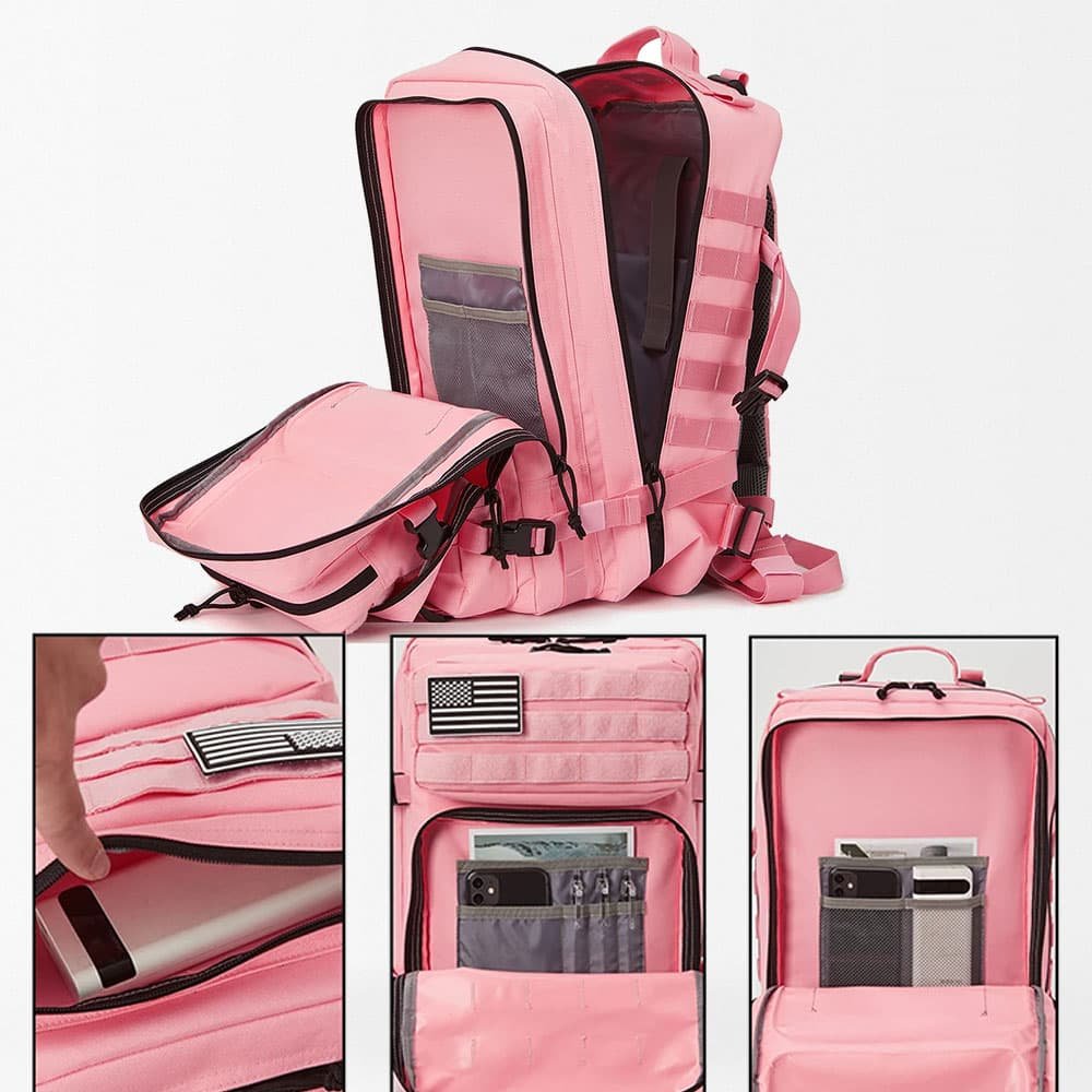 Tactical backpack pink 45L