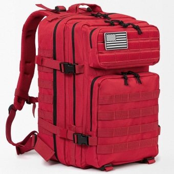 Тактический рюкзак красный 45L
