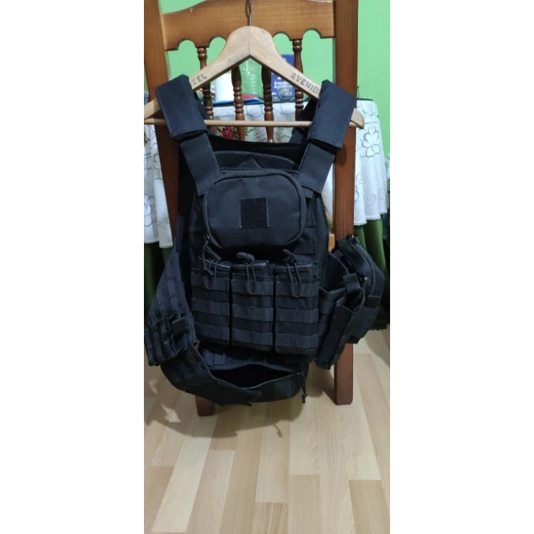 Тактический разгрузочный жилет MOLLE с подсумками photo review