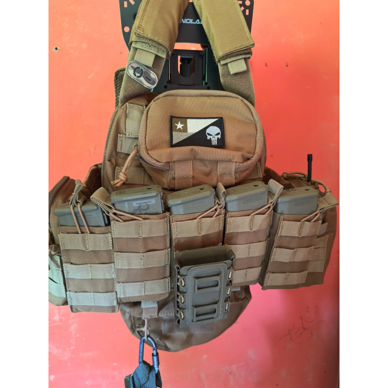 Тактический разгрузочный жилет MOLLE с подсумками photo review