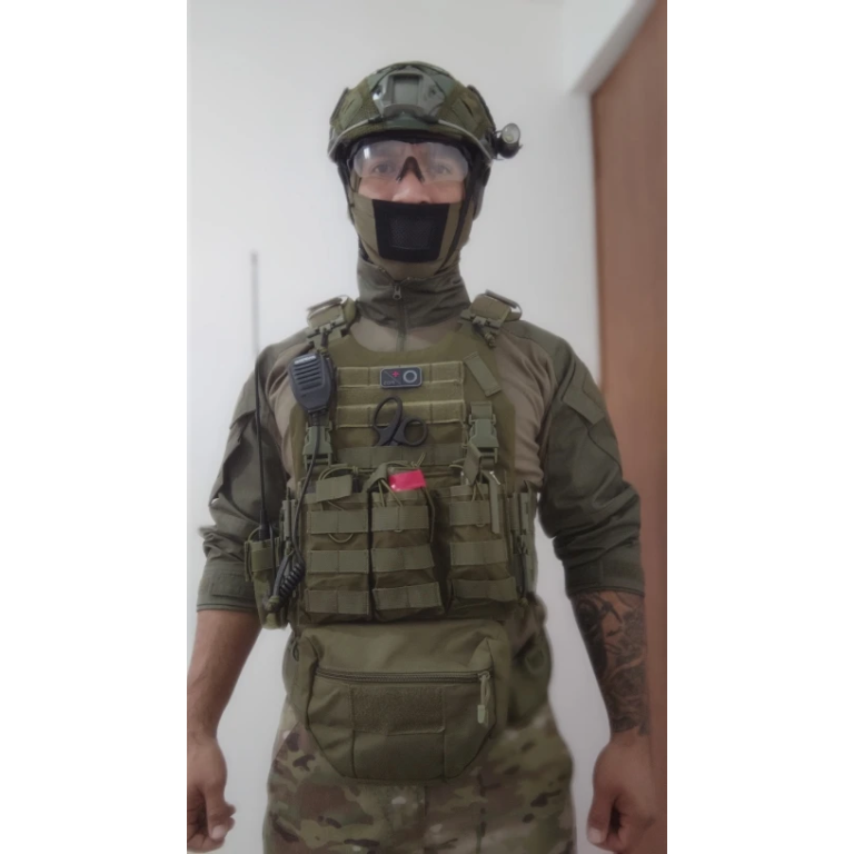Тактический разгрузочный жилет с подсумками для магазинов photo review