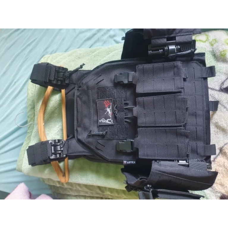 Тактический разгрузочный жилет Molle с лазерной резкой photo review