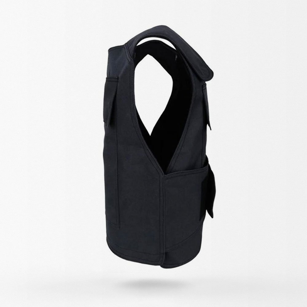 Black Concealable Plate Carrier Vest