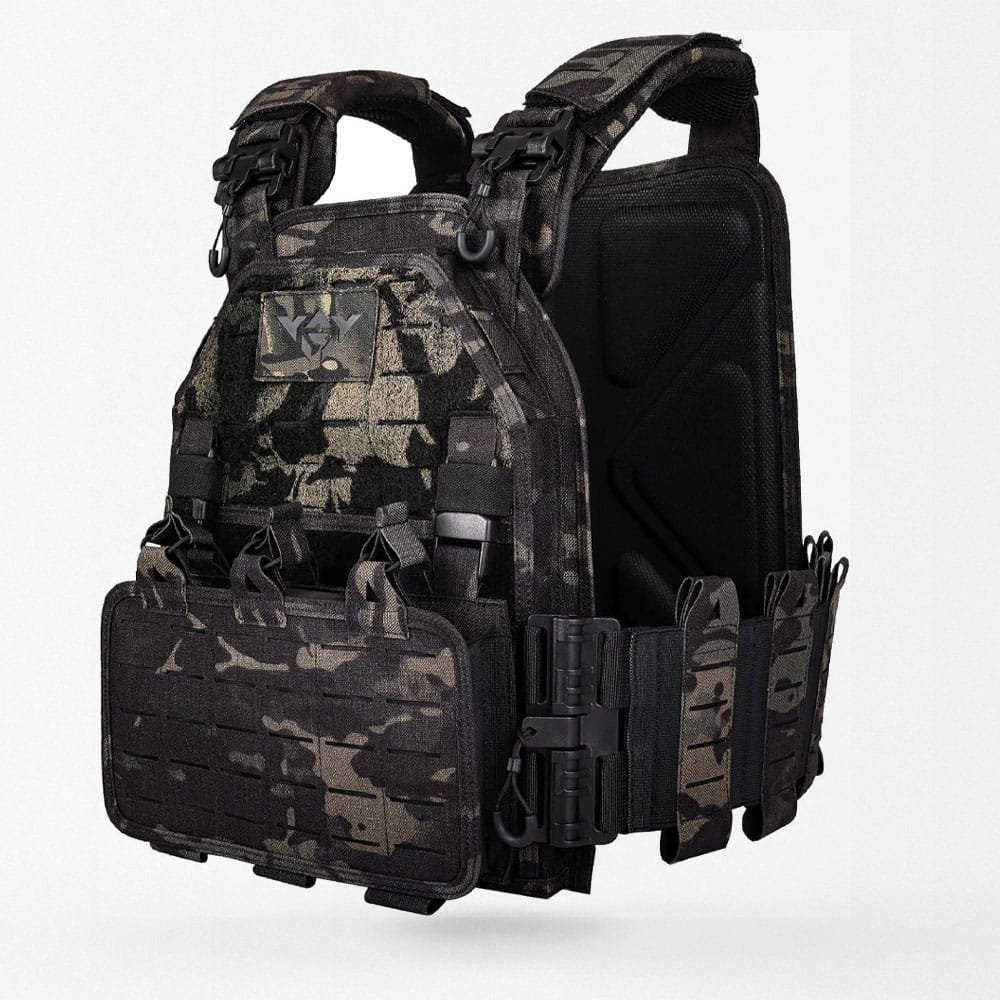 Lightweight Multicam Black Plate Carrier
