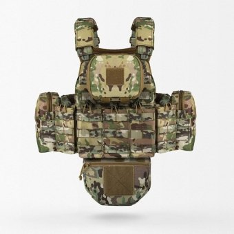 Тактический разгрузочный жилет MOLLE с подсумками