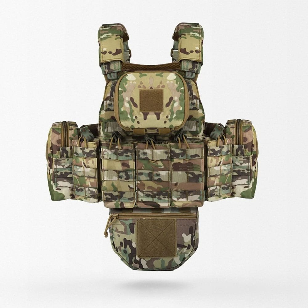 Тактический разгрузочный жилет MOLLE с подсумками
