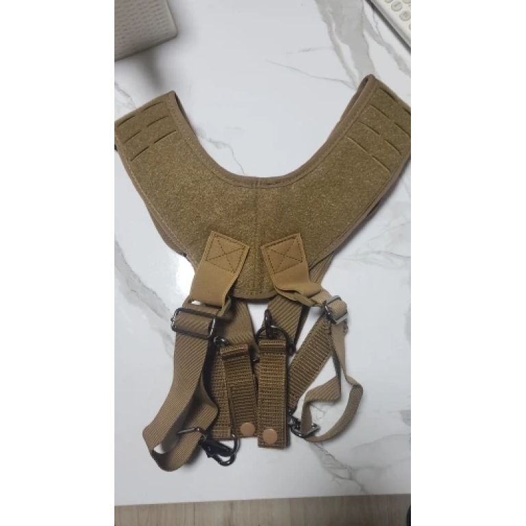 Тактические лямки-подтяжки MOLLE с лазерной резкой для ремня photo review