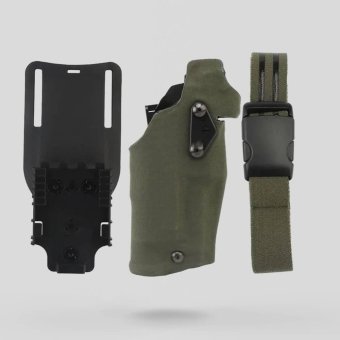 Зелёная набедренная кобура для Glock 17