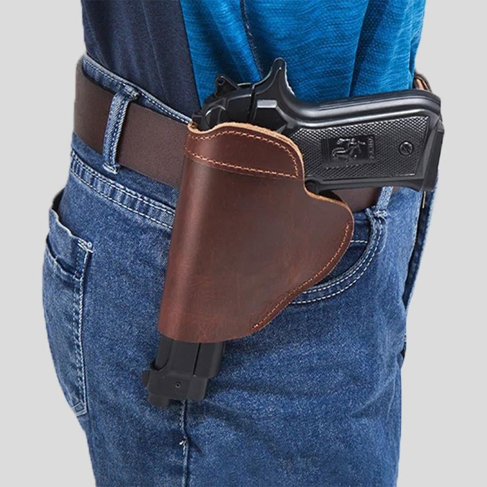 Кожаная кобура для Glock для правши — изображение 3