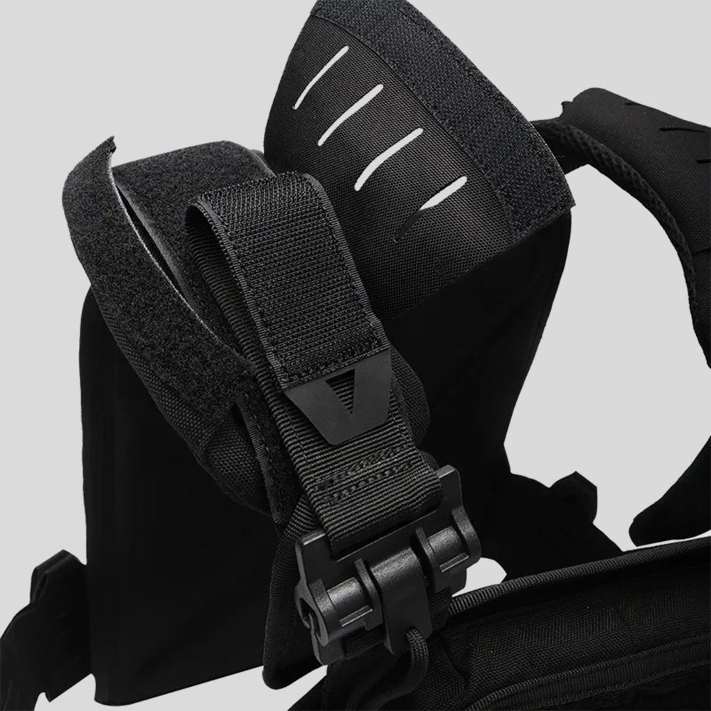 Лёгкий тактический жилет-плитник Multicam Black — изображение 3