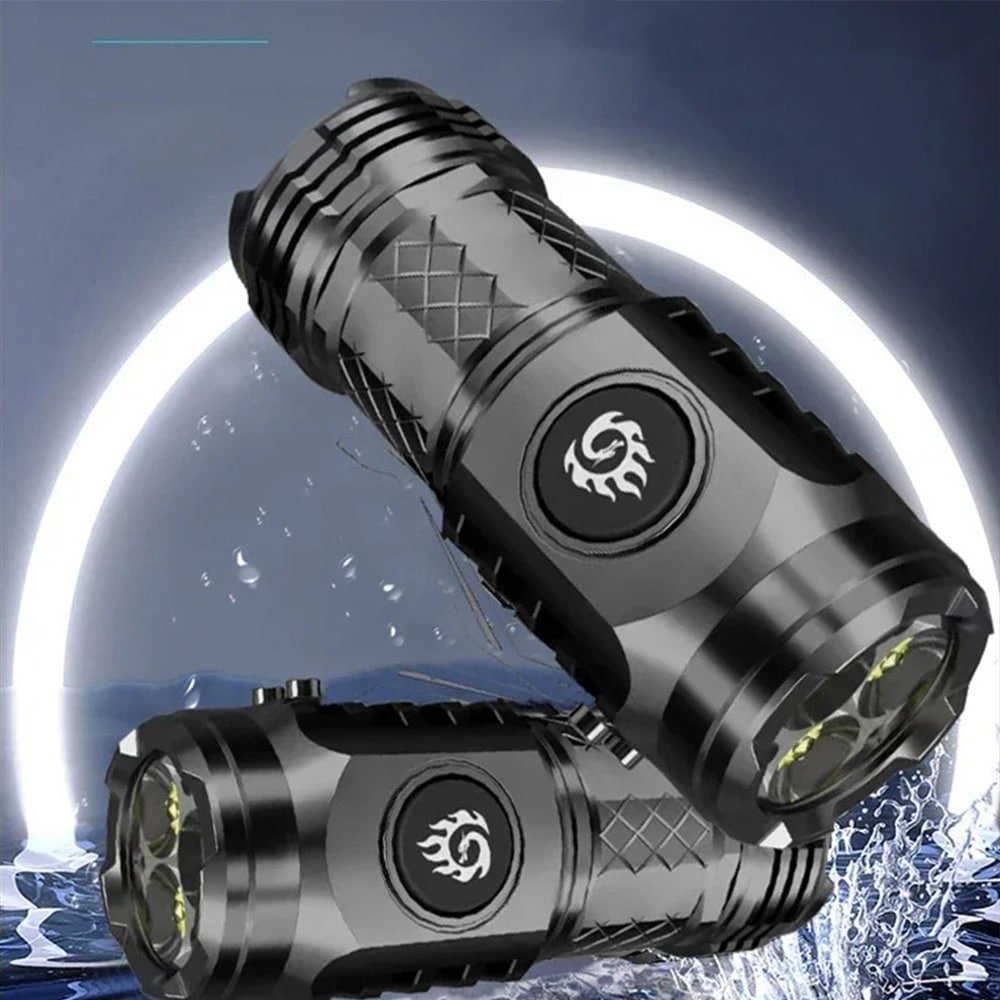 Мини тактический фонарик 3 LED — изображение 5