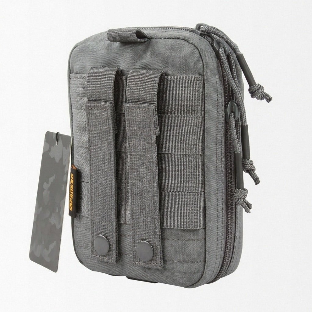 Tactical vertical admin pouch
