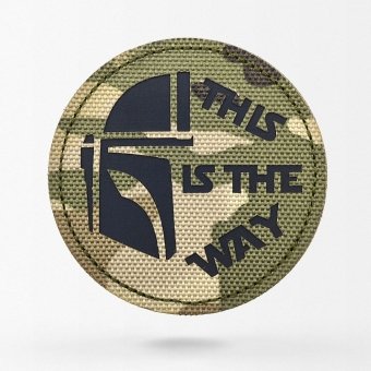 This is the way камуфляжный патч