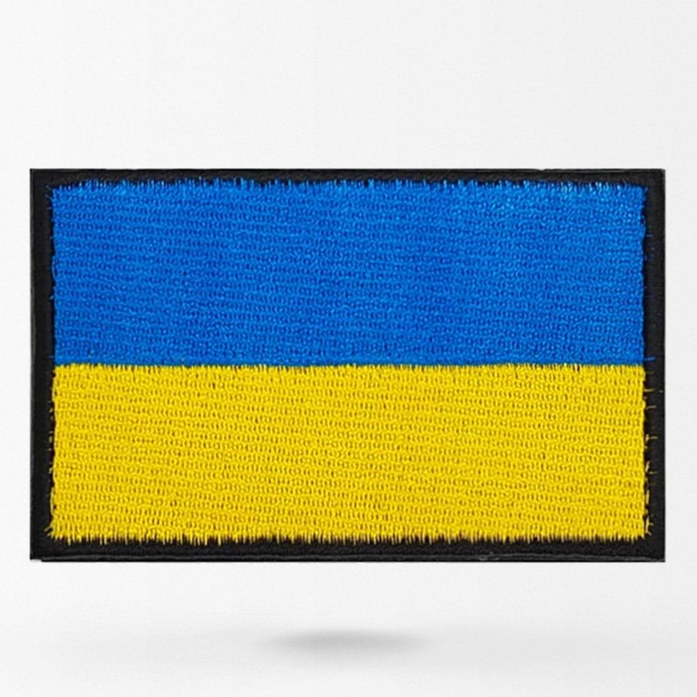 Шеврон Флаг Украины с вышивкой на липучке