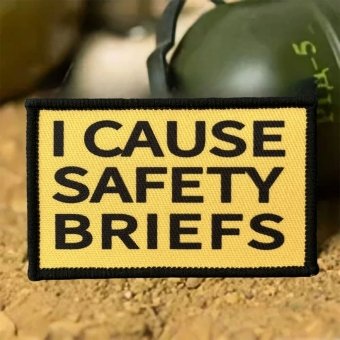 Нашивка I cause safety briefs