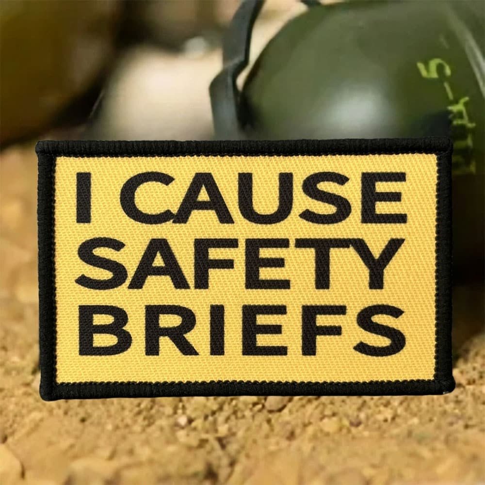 Нашивка I cause safety briefs