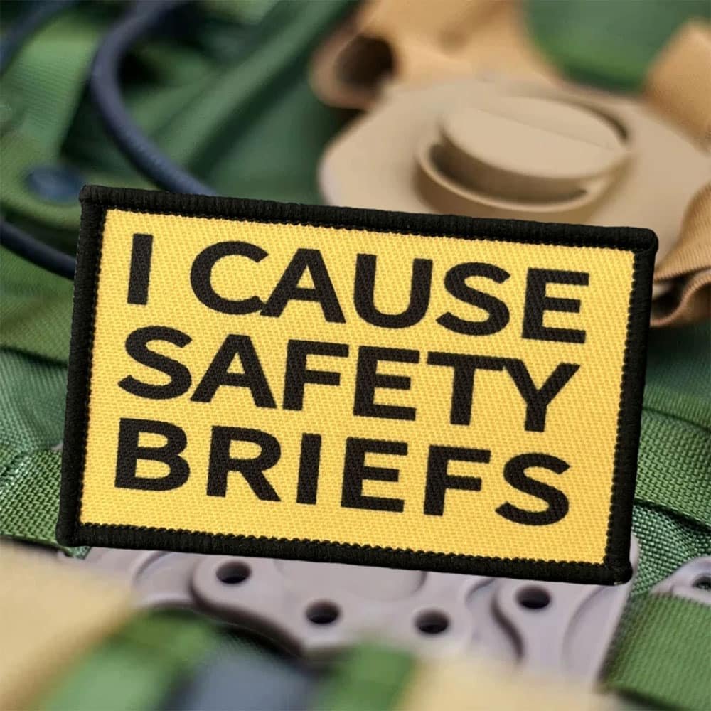 Нашивка I cause safety briefs — изображение 2