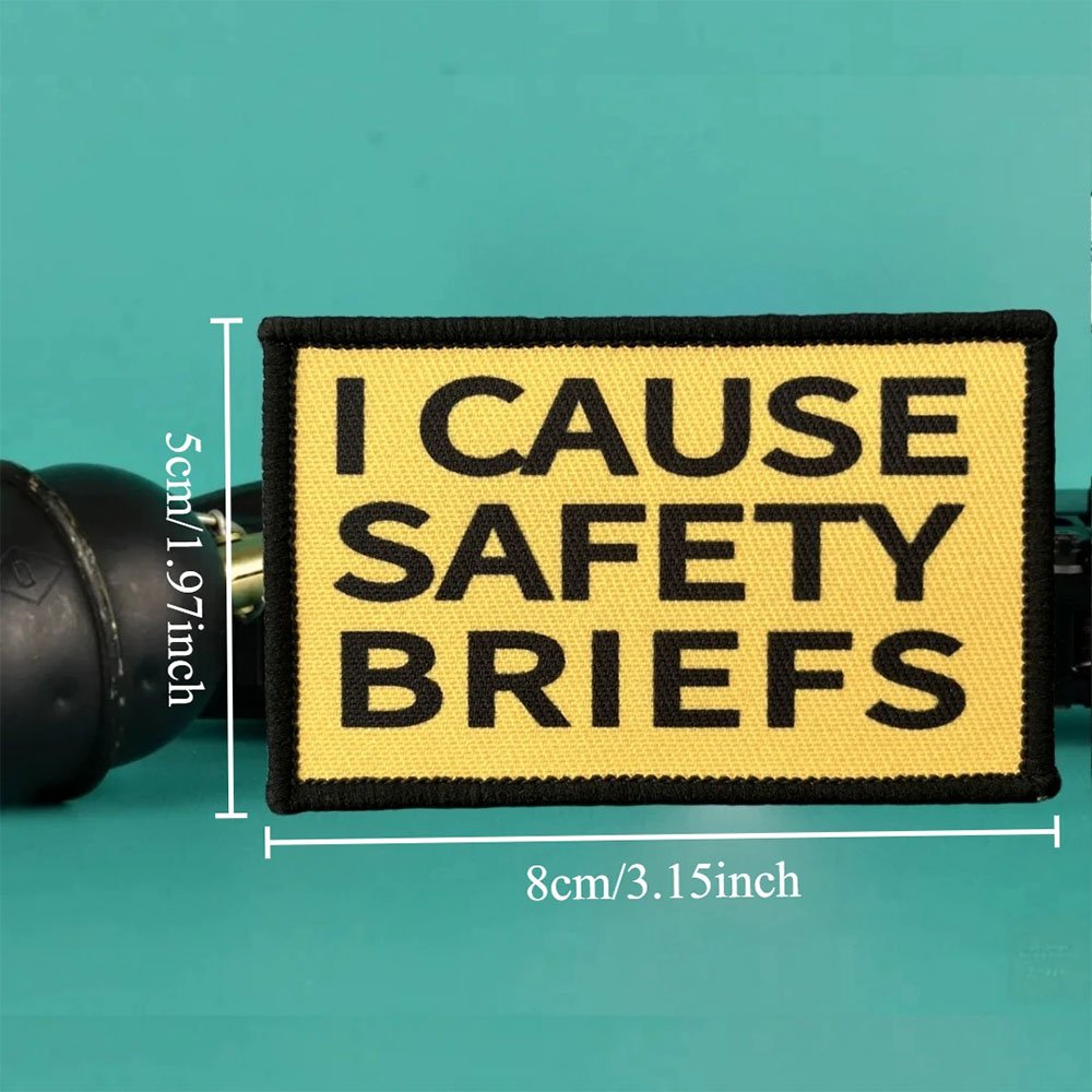 Нашивка I cause safety briefs — изображение 3