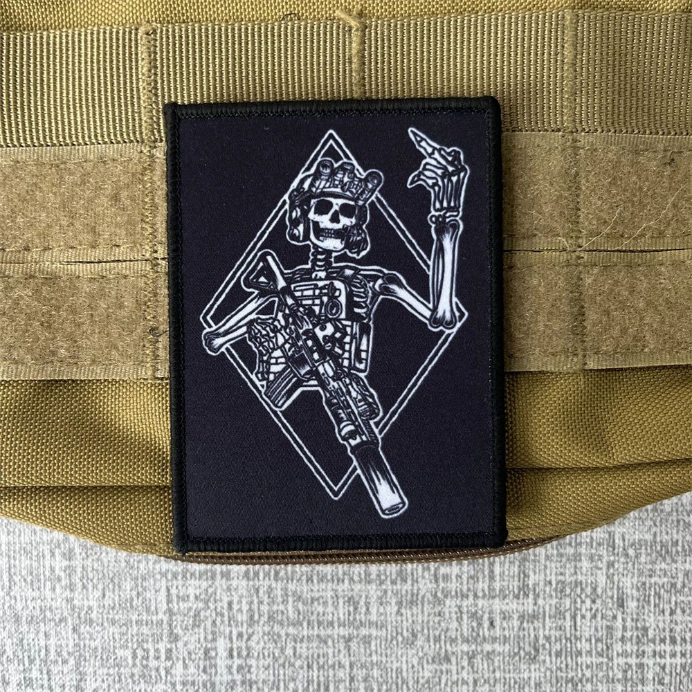 Skull Man Gun FOG нашивка с черепом