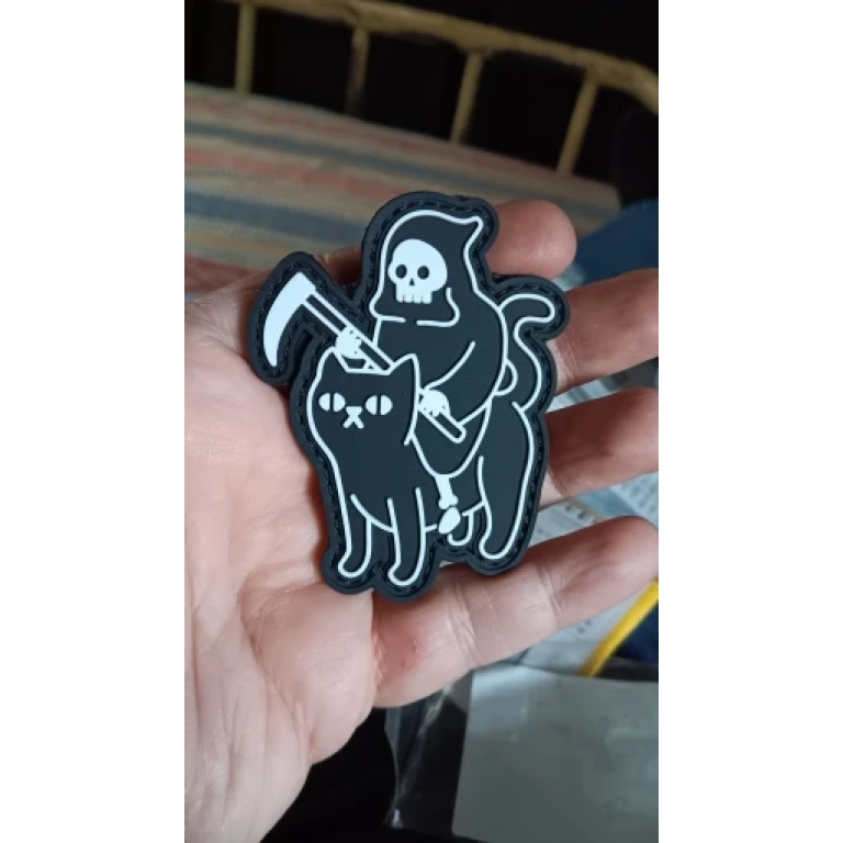Светящийся PVC патч Sickle Reaper photo review