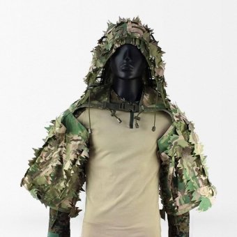 Маскировочный капюшон Ghillie Leaf Viper